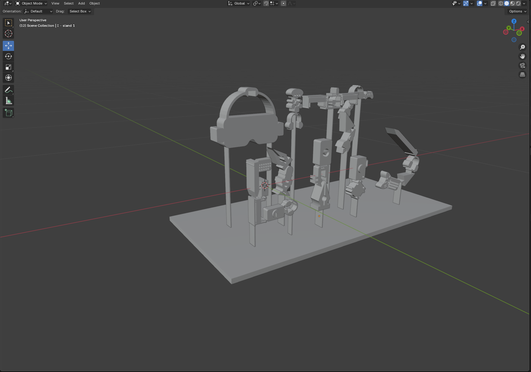 Blender 3D model example