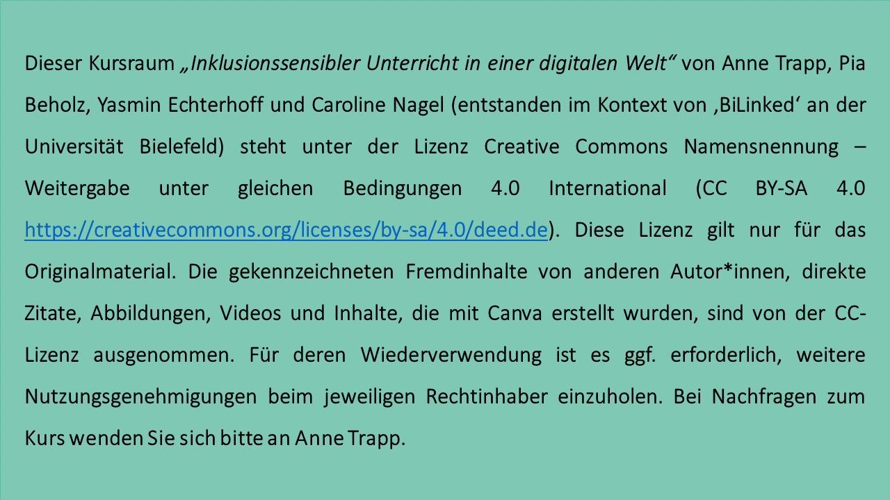 Lizenzbeschreibung CC-BY-SA