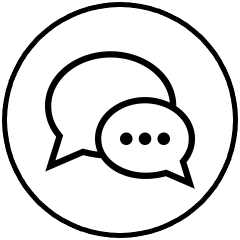 Icon für Diskussionsfragen