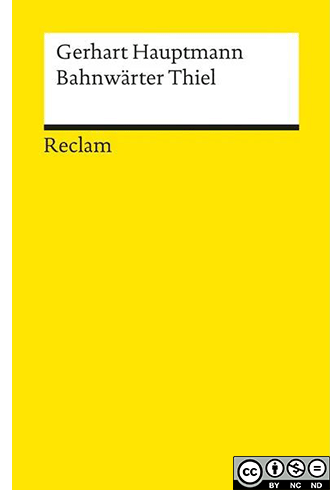 Cover und Link zu:  Gerhart Hauptmann: Bahnwärter Thiel. Novellistische Studie. 2014.