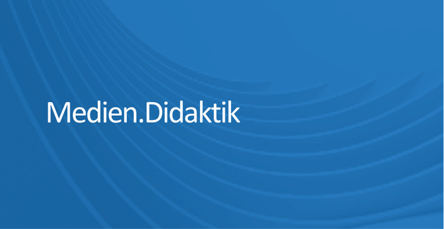 Ein Banner mit der Aufschrift 'Medien.Didaktik'